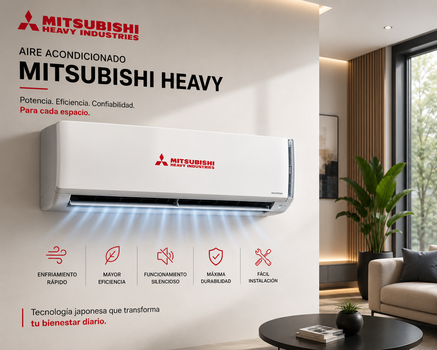 Mitsubishi Heavy servicio técnico