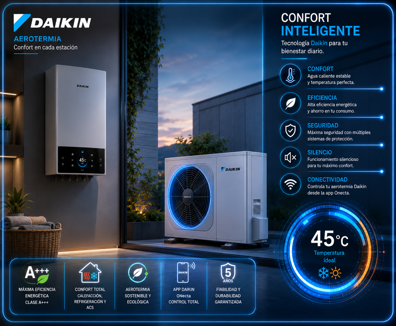 Daikin aerotermia en madrid