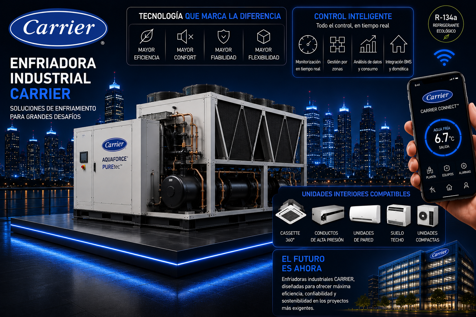 Carrier aire industrial en madrid