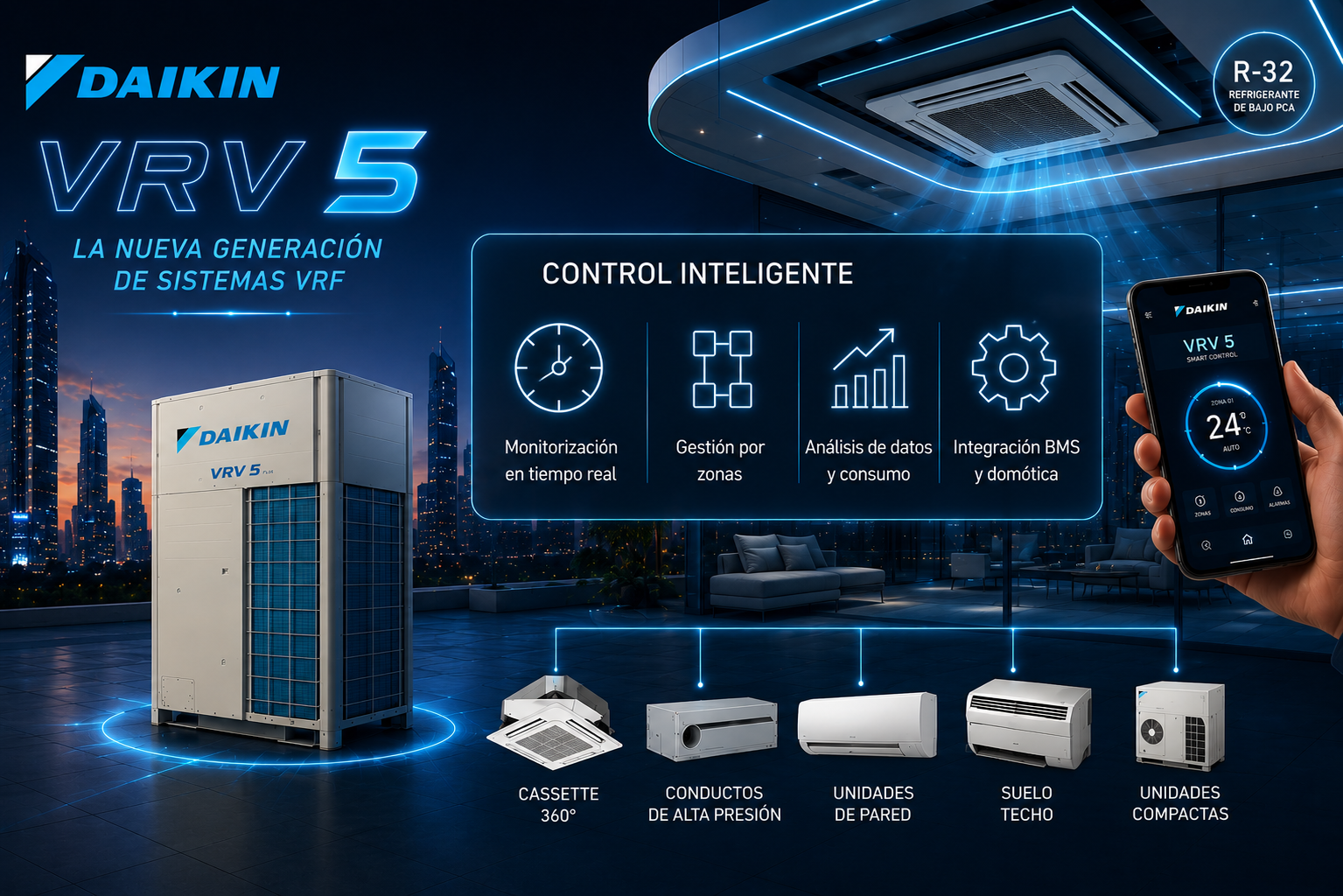 Daikin aire vrv en madrid