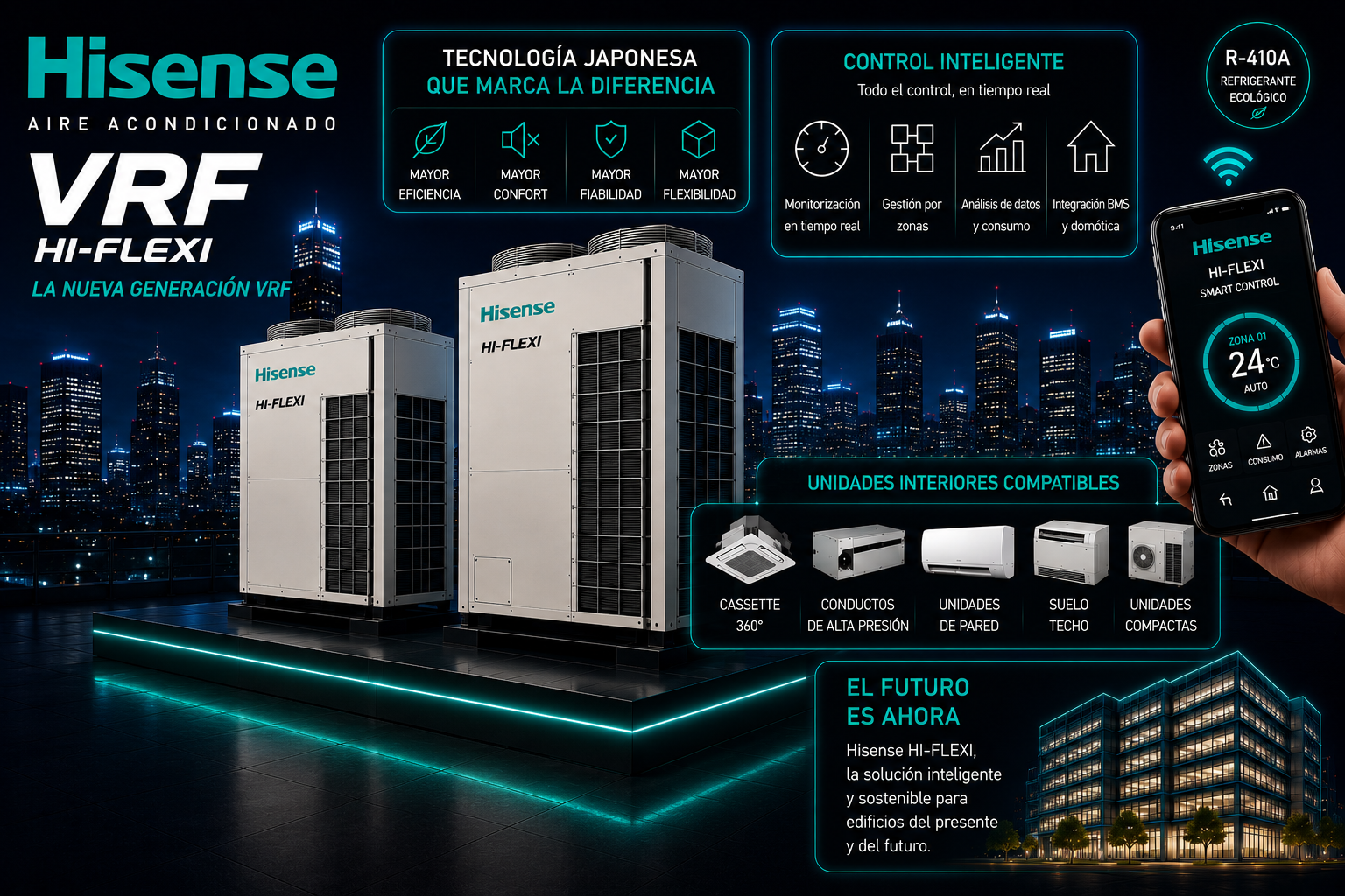 Hisense aire vrv en madrid