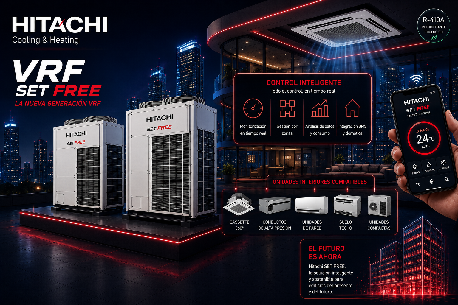 Hitachi aire vrv en madrid