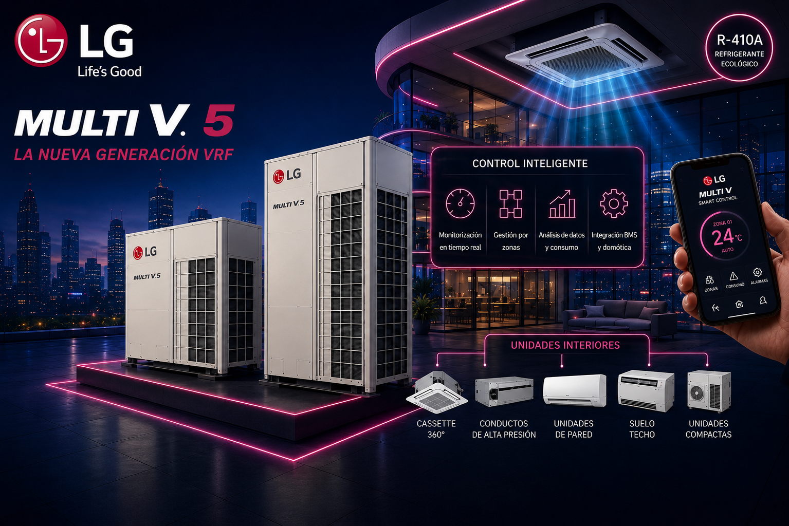 LG aire vrv en madrid