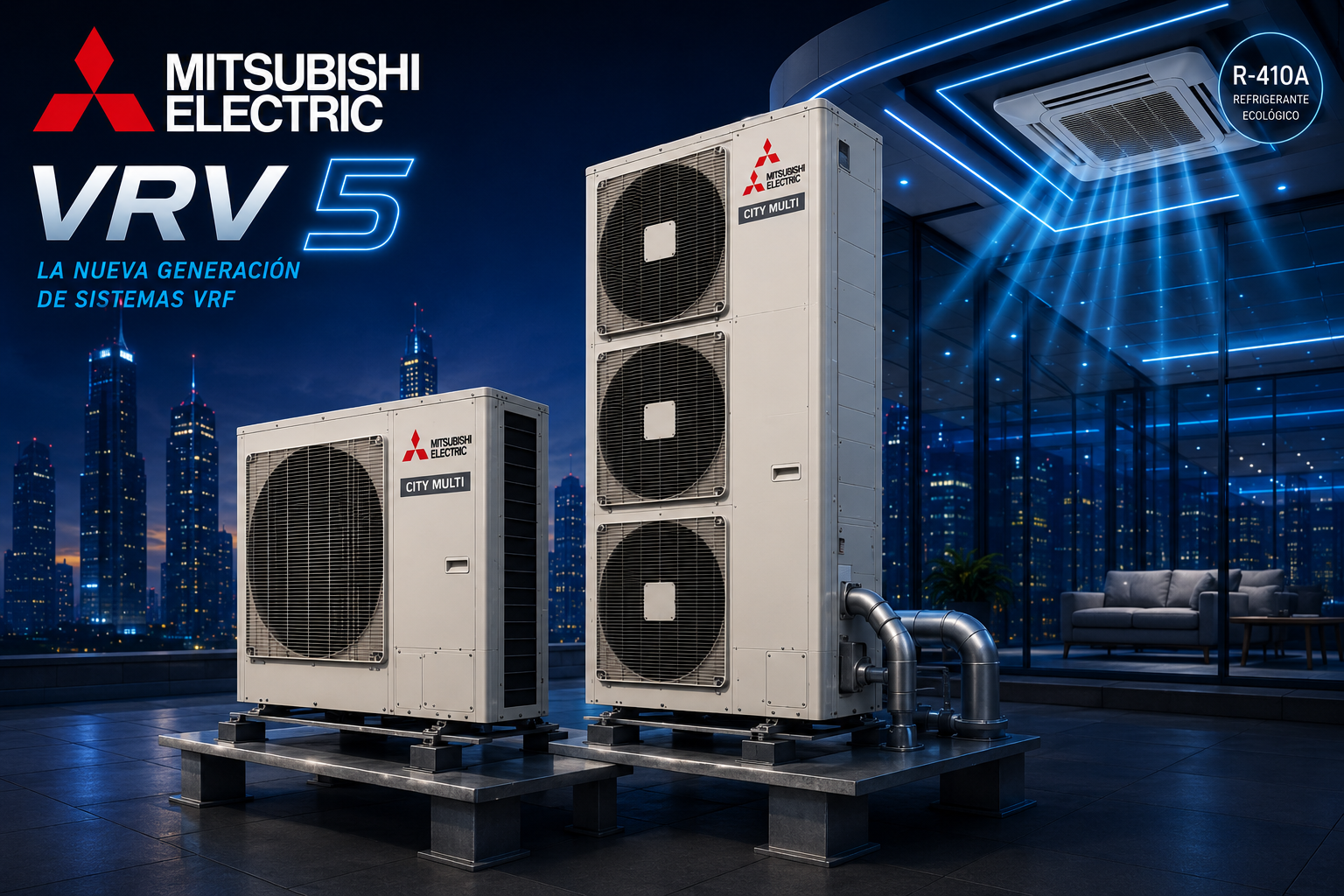 Mitsubishi Electric aire vrv en madrid