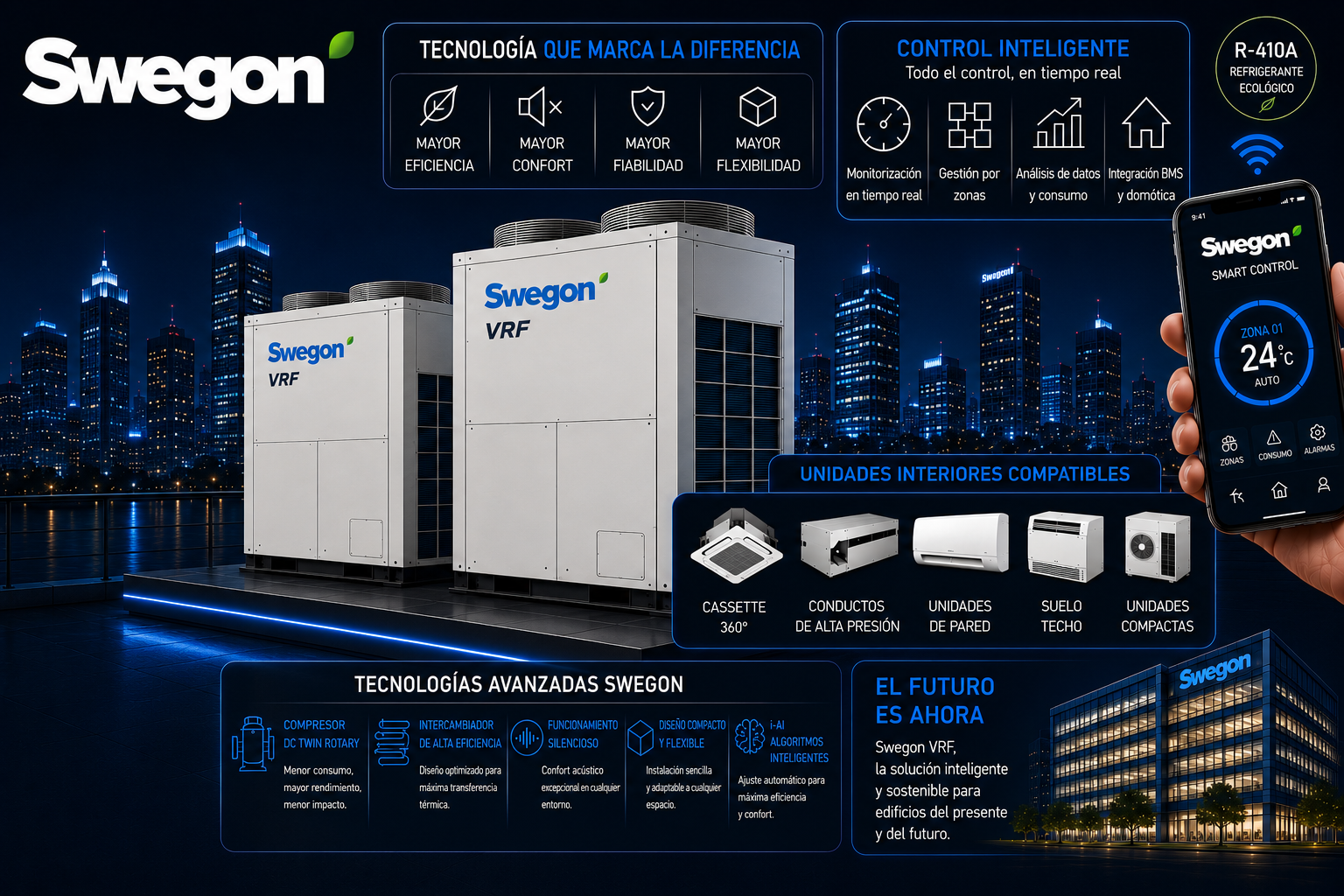 Swegon aire vrv en madrid